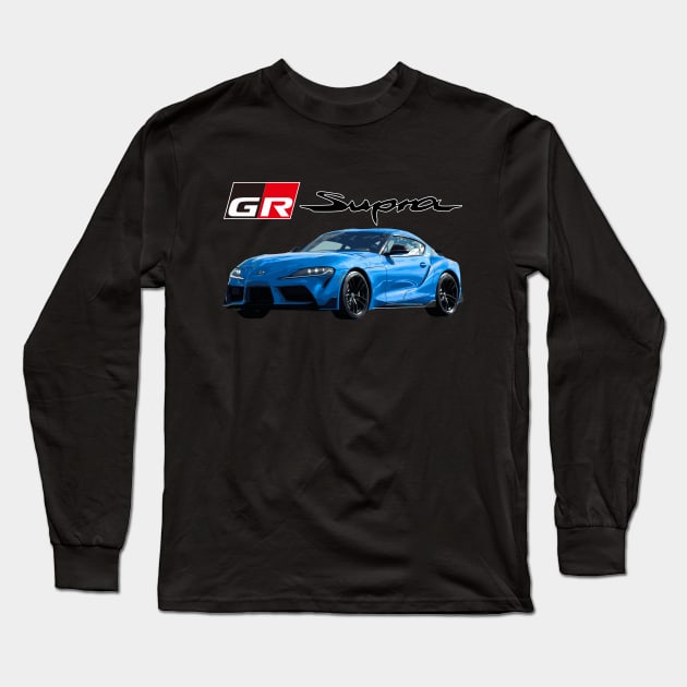 gr supra a91 mark 5 toyota Long Sleeve T-Shirt by cowtown_cowboy